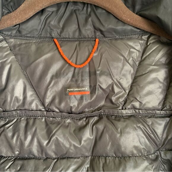 Men's Medium Black Down Puffer Vest Full Zip & Zip Povkets Hawke & Co - Picture 5 of 8